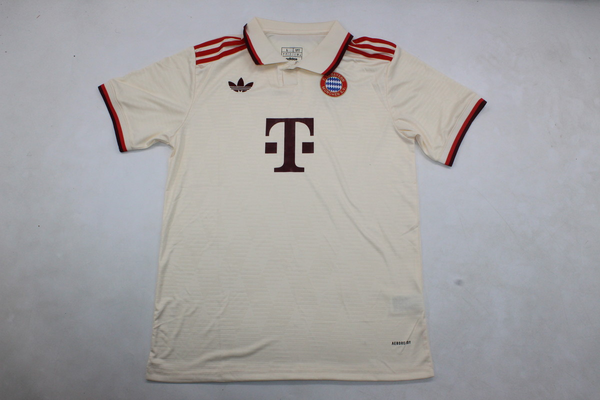 AAA Quality Bayern Munich 24/25 Third Light Beige Soccer Jersey